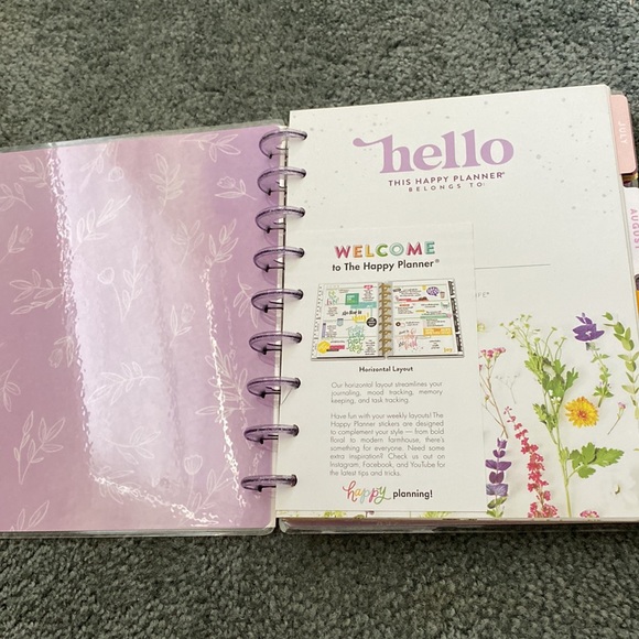 18 Month The Happy Planner July 2021-2022 Horizontal Planner - Picture 2 of 2